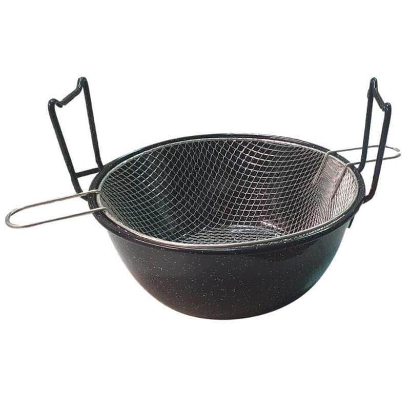 FRIGGITRICE C/CESTELLO CM26 FERRO SMALTATO