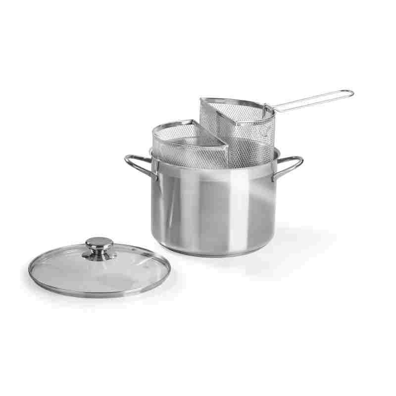 SPAGHETTIERA DOPPIO CESTELLO CM24