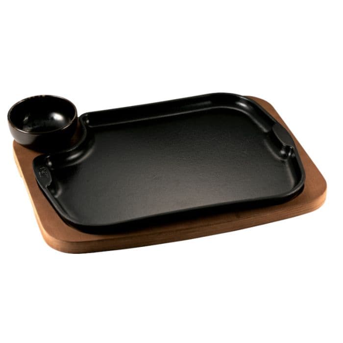 PIATTO GHISA+CIOT+VAS.LEGNO 32x24