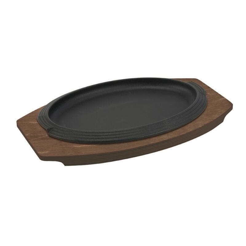 PIATTO OV.GHISA+VASS.LEGNO 28x19 482MB28