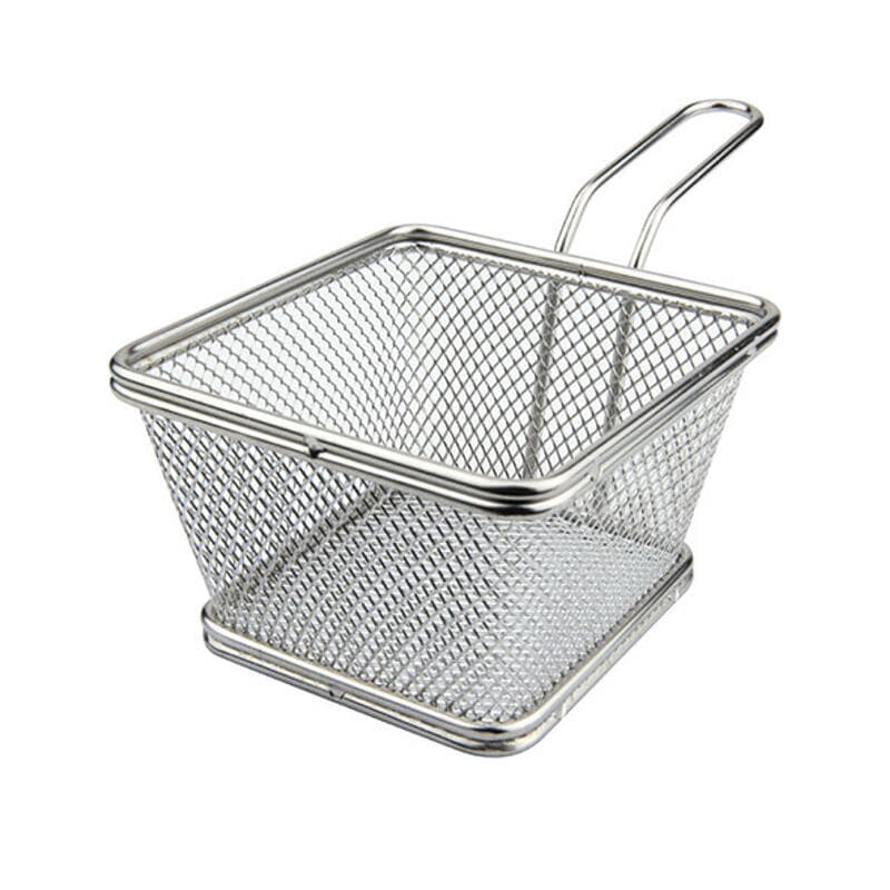 CESTINO INOX CM. 12x12x7  2481
