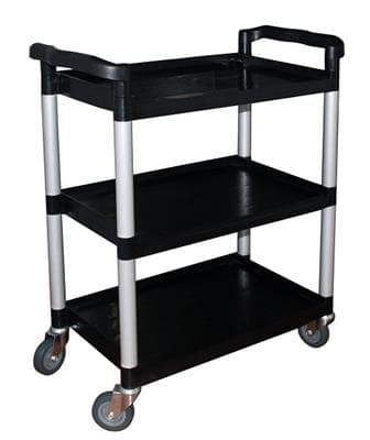 CARRELLO 3 PIANI NERO 82X41 BC-01-BK