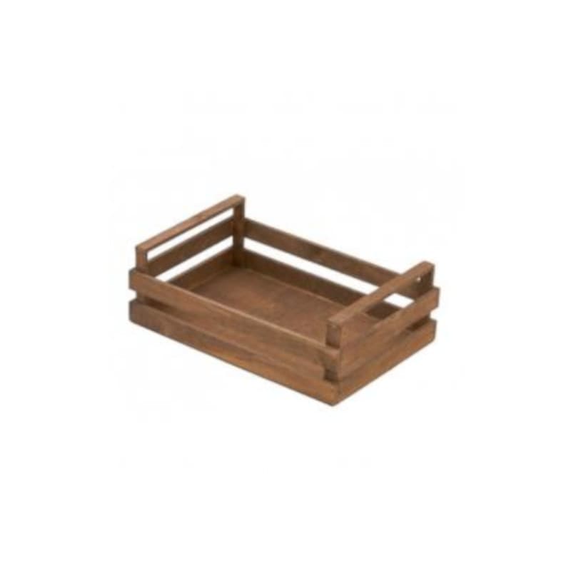 CASSETTA LEGNO 25X18X10 CIOCCOLATO