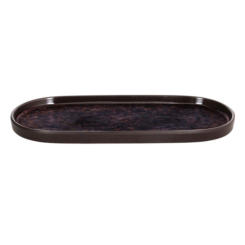 PIATTO OVALE CM.29 CORTEN S09ED29CRTN