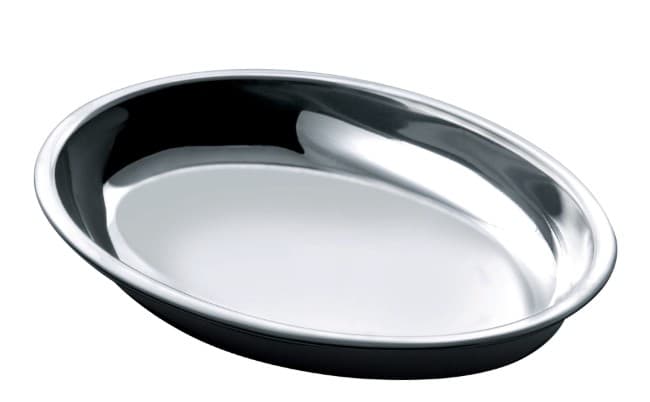 GRATIN OVALE INOX CM. 40