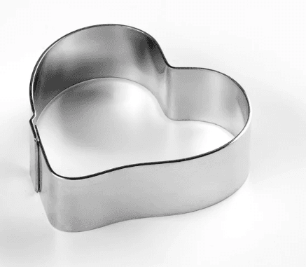FASCIA INOX CUORE MM.65x60x20