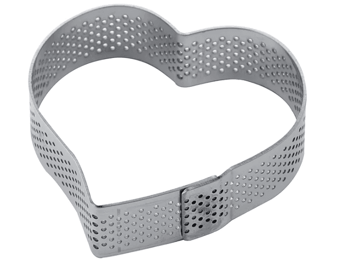 FASCIA INOX MICROFOR. CUORE MM.76x71x20