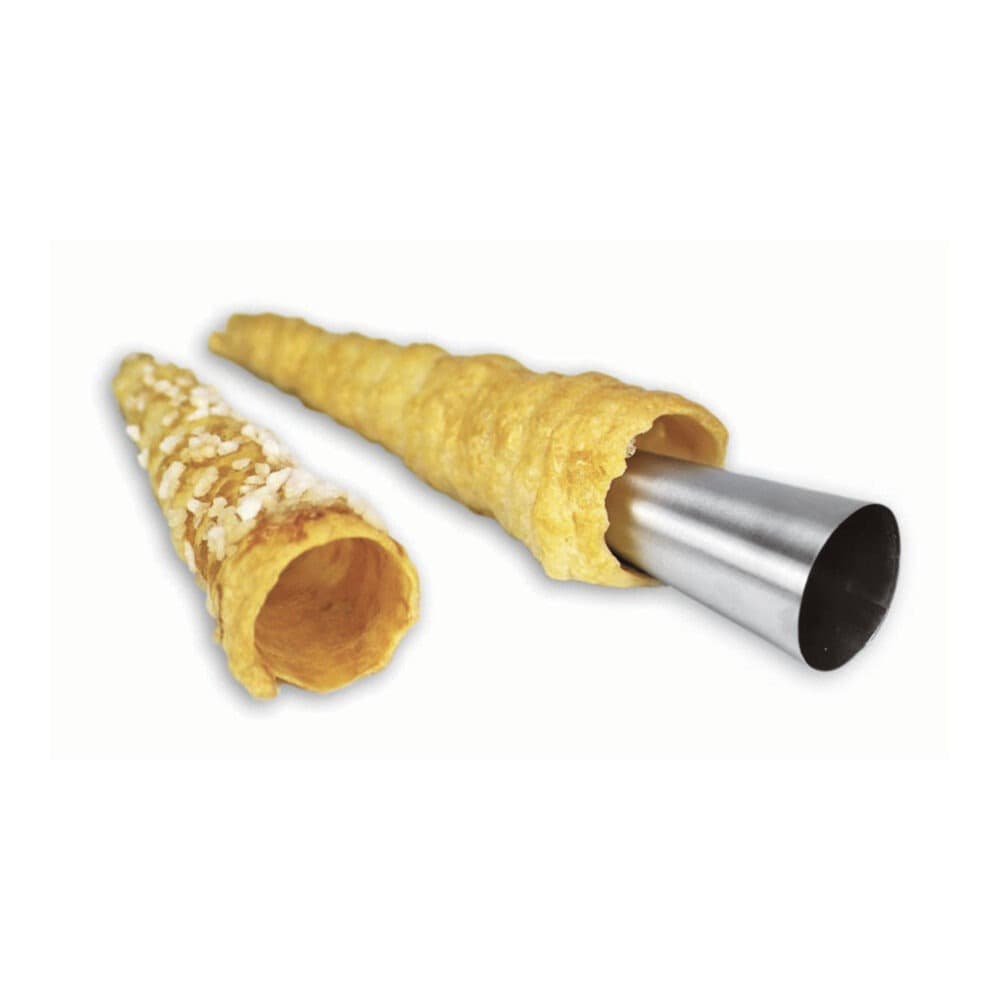 10PZ CANNOLI CORNETTO INOX 47021-35