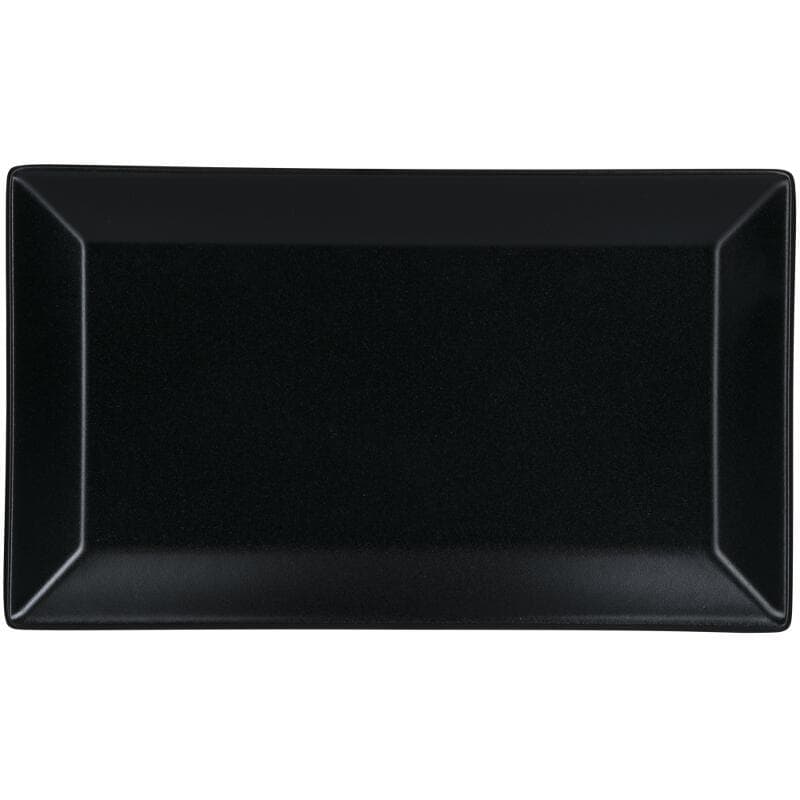 PIATTO PIANO TOKIO 25X15 NERO