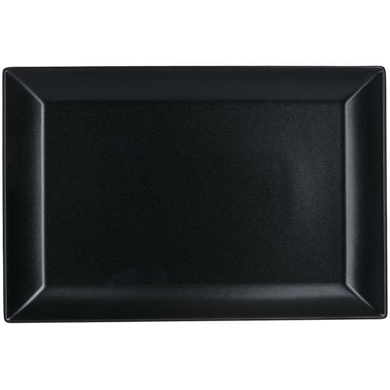 PIATTO PIANO TOKIO 34X22 NERO