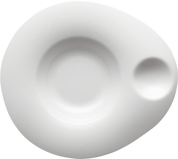 PIATTO OVO WHITE ORBE
