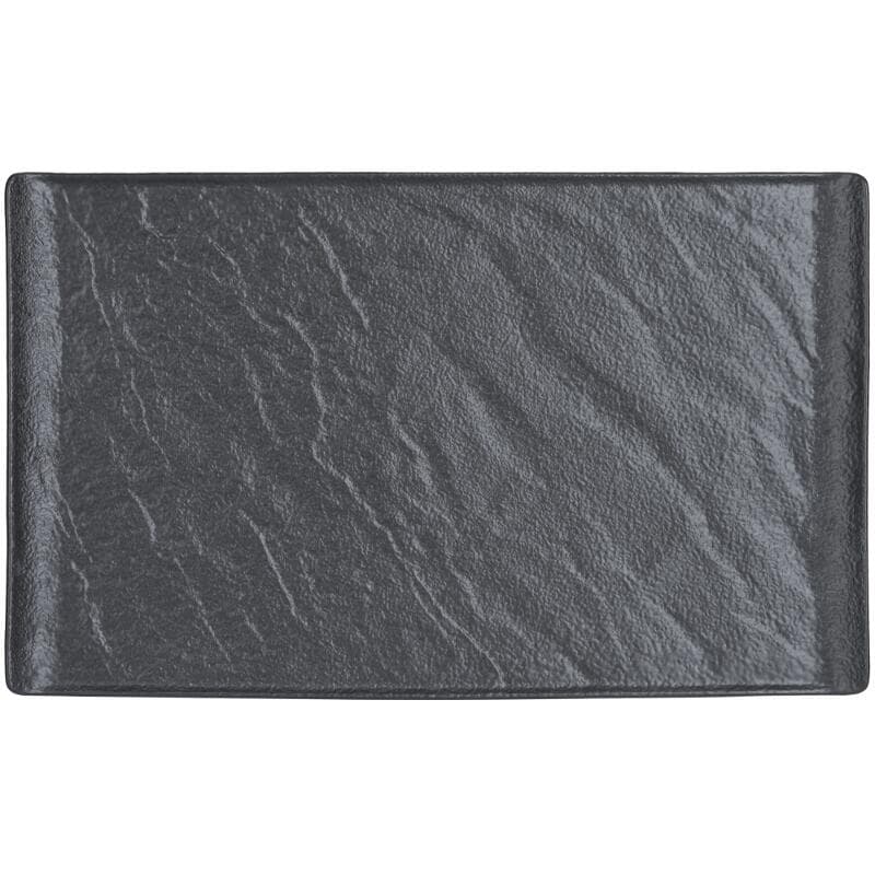 PIATTO CM.33,5x20,5 VULCANICA BLACK  34330779