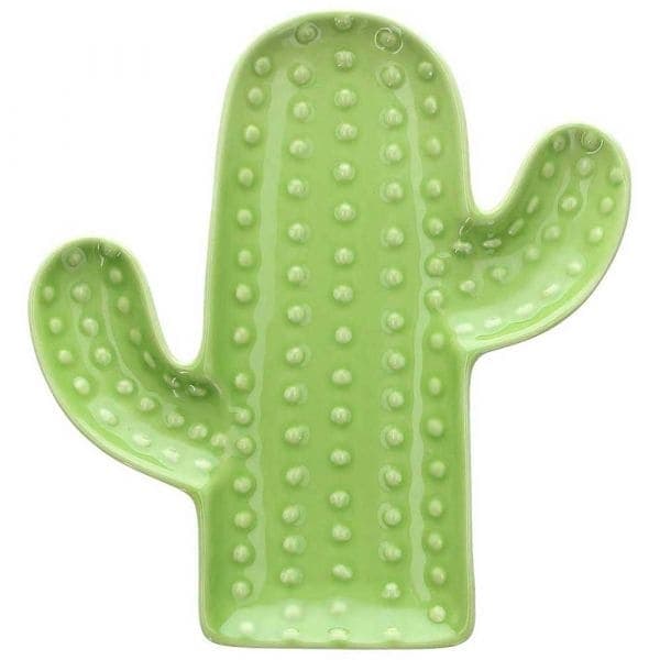 PIATTO CACTUS CHIARO 20X19 RELIEF