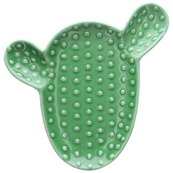 PIATTO CACTUS SCURO 20X21 RELIEF
