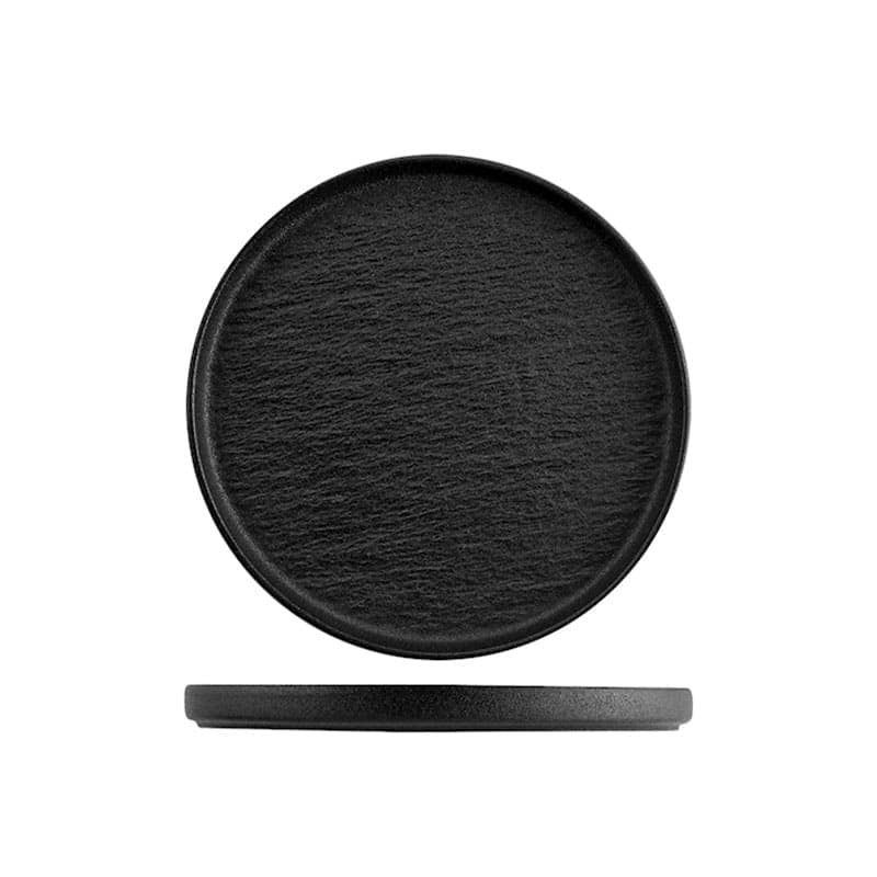 PIATTO SKIN CM25,5 NERO 8889025