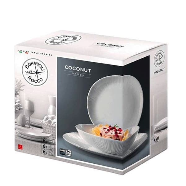 SERVIZIO 18 PEZZI COCONUT