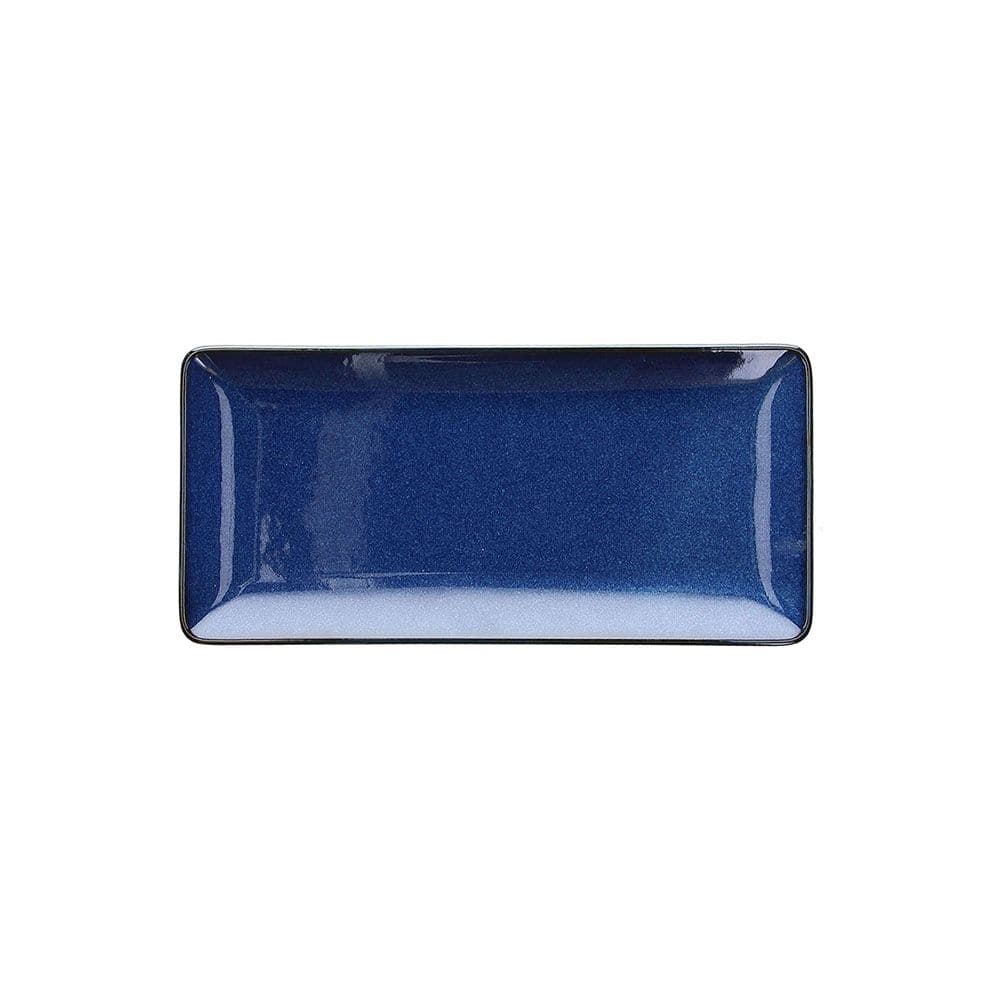 PIATTO RETT. SASHIMI 28X13,5 JAP BLU