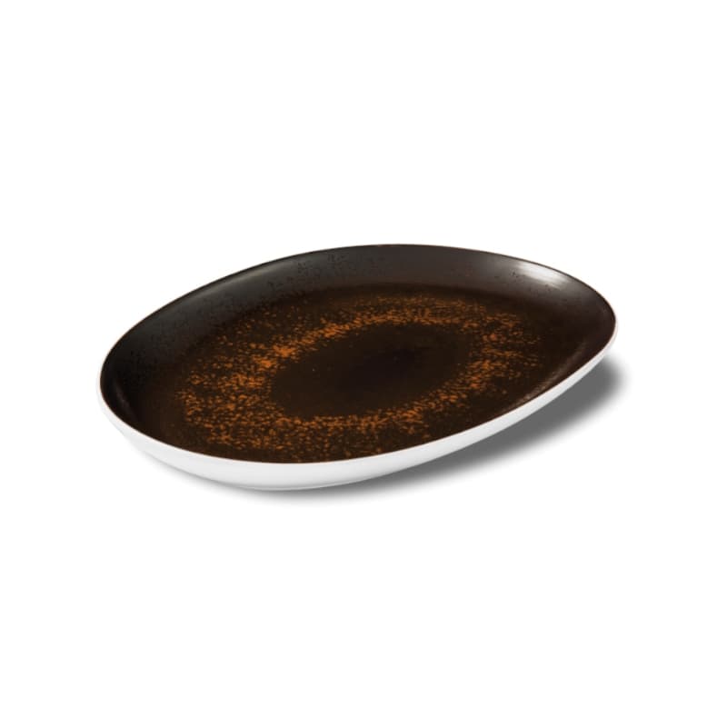 VASSOIO ESTIA RUGGINE 33X22