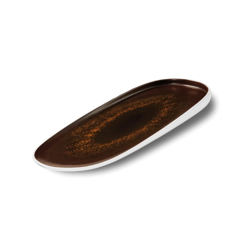 VASSOIO ESTIA RUGGINE 23.5X10