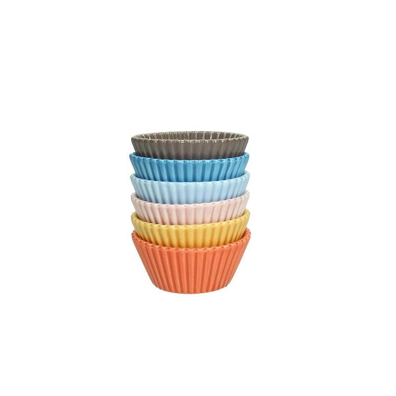 SET 6 CUP CAKES CM. 6,7 H 3