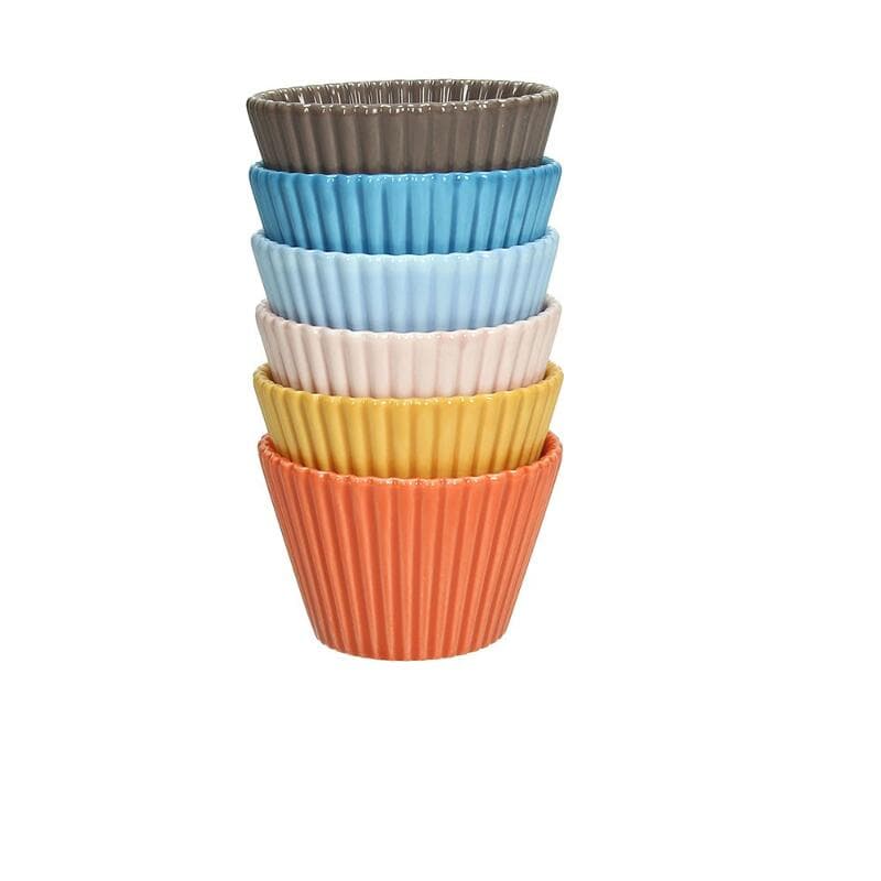 SET 6 MEDIUM CUP CAKES CM. 8 H 5