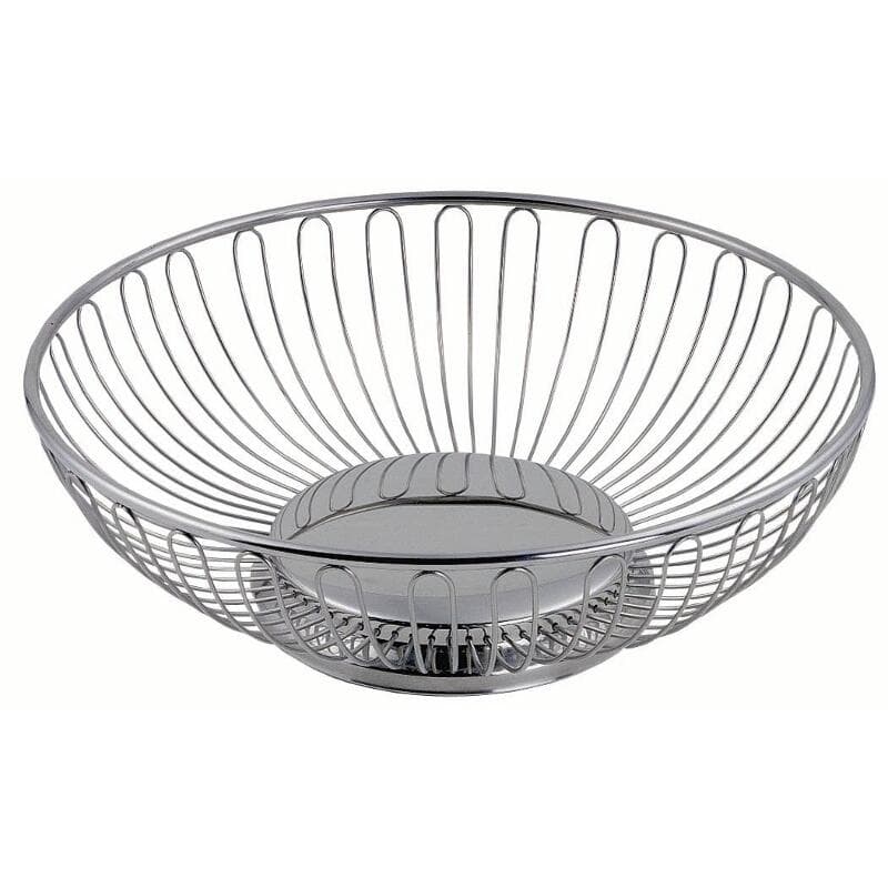 CESTINO TONDO INOX FILO D.24