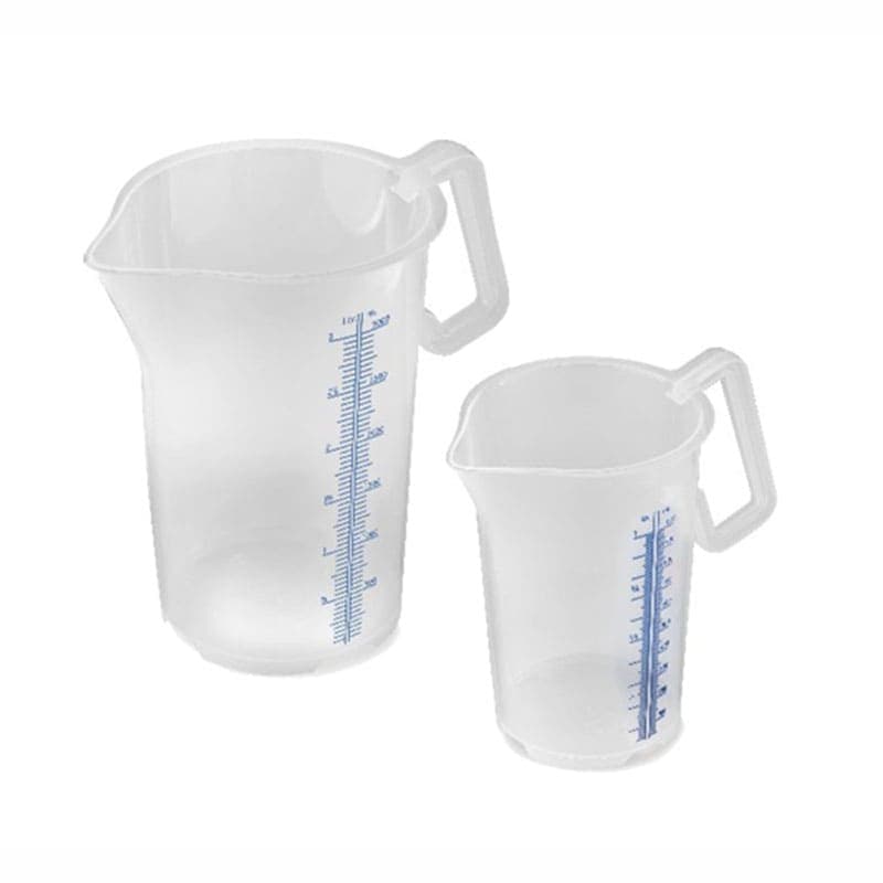 CARAFFA PLAS. GRAD.LT.5 BLU